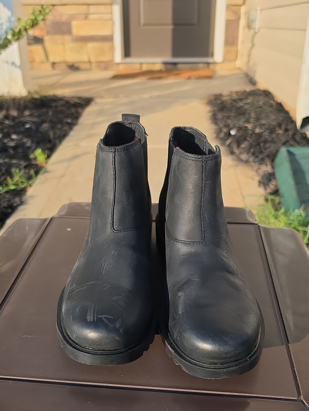 Sorel Womens Size 8.5 Black Chelsea Ankle Boots - Picture 2 of 9